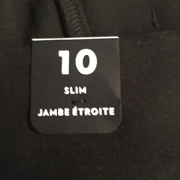 Black Narrow Leg Classic Pants - Picture 7 of 9